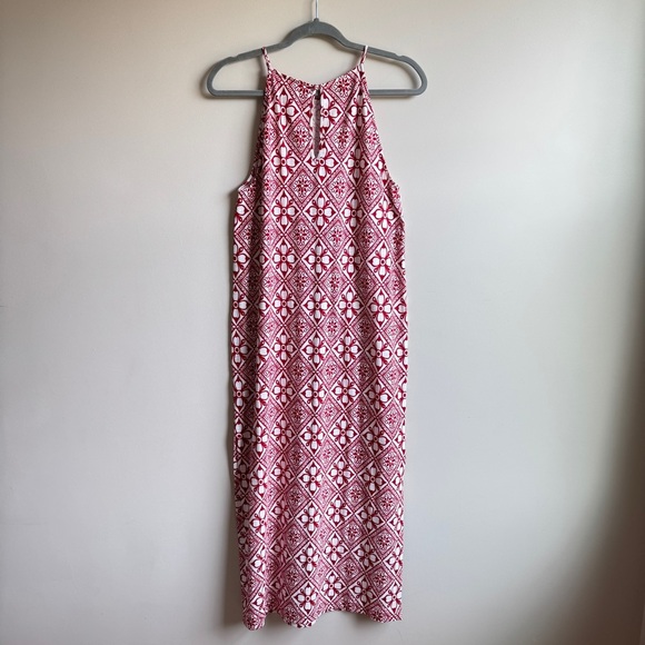 NWT Boden Halter Maxi Dress in Red Floral Tile Size 6 - Picture 12 of 14